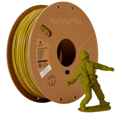 Bild av Polymaker PolyTerra PLA Army Light Green 1.75mm 1kg