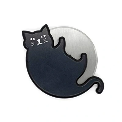 Bild av Kikkerland Cat Lovers pizzaskärare i kattform med blad av rostfritt stål, CU308