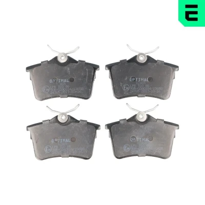 Bild av OPTIMAL BP 12465 Jeu de plaquettes frein Essieu arrière contact signal d&#039;usure exclu, non préparé pour indicateur PEUGEOT: 308 I SW