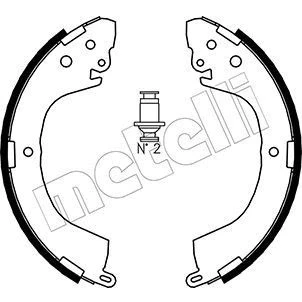 Bild av Bromsbackar sats METELLI 53 0260