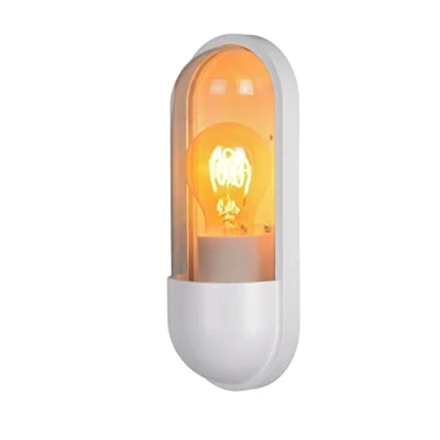 Bild av Lucide Utomhusvägglampa Capsule, klar/vit
