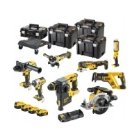 Bild av Dewalt DCK853P4T QW 8 piece Combopack XR 18 Volt 5.0 Ah Li Ion incl. 4 batteries in TSTAK cases