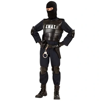Bild av W WIDMANN MILANO Party Fashion Barndräkt S.W.A.T, agent, säkerhetstjänst, SWAT, hemlig karnevalkostymer