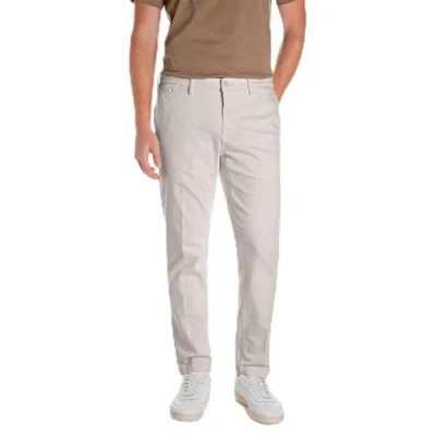 Bild av Replay Herr regular fit chinos jeans Benni Hyperchino Colour x Lite, 013 Alabaster, 32W 32L