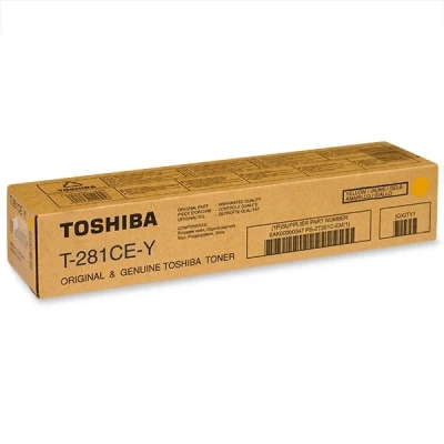 Bild av TOSHIBA T 281 C EY Tonerkassett Gul