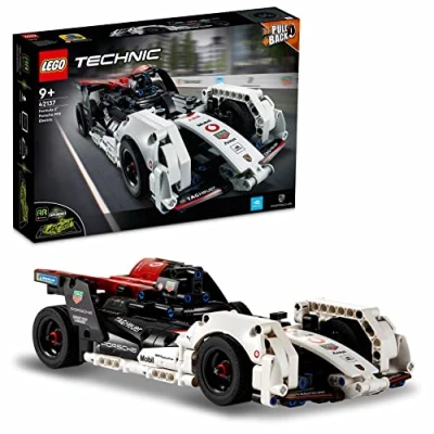 Bild av LEGO 42137 Technic Formula E Porsche 99X Electric, Presentidé, Pull back bil med AR app