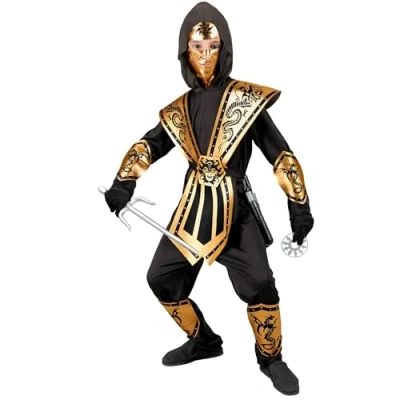 Bild av WIDMANN 40116 GOLD KOMBAT NINJA 5/7#401B