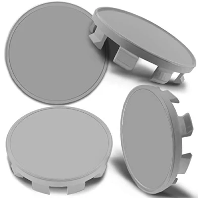 Bild av Biomar Labs 4 x 68 mm navkapslar kompatibla med artikelnummer 36136783536 silvergrå CBS 0