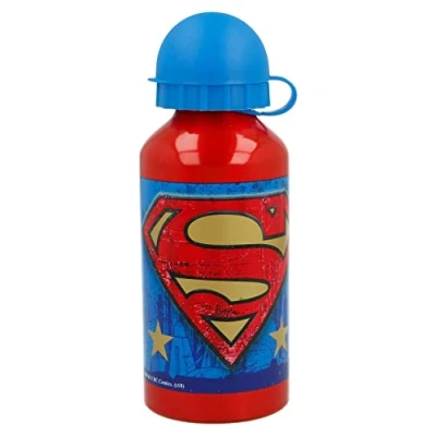 Bild av Aluminiumflaska för barn barnflaska återanvändbar vattenflaska från Superman 400 ml