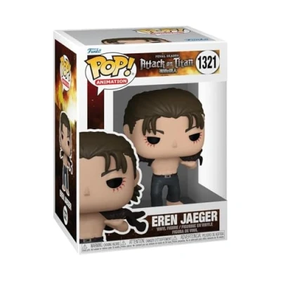 Bild av Funko POP! Animation: AoT Eren Jaeger Jeager Attack on Titan Vinylfigur för samlare Presentidé Officiell Merchandise Leksaker barn &amp; vuxna Anime Fans Modellfigur