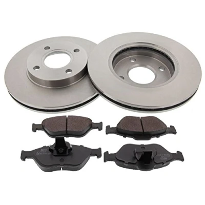 Bild av MAPCO 47654 Disques et plaquettes de freins Essieu avant ventilé contact signal d&#039;usure exclu FORD: FIESTA 5, KA 3 portes, 4