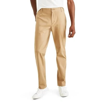 Bild av dockers Vardagsbyxor för män, Ny brittisk kaki, 36W x 36L