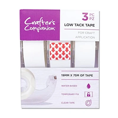 Bild av Crafter&#039;s Companion låg vidhäftning band för papper och kartong Hantverk projekt 3 pack
