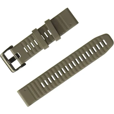 Bild av Garmin QuickFit Silikonarmband 22mm (mörk sandsten)
