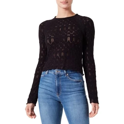 Bild av VERO MODA VMNEWFABIENNE LS O hals tröja NOOS, svart, XL