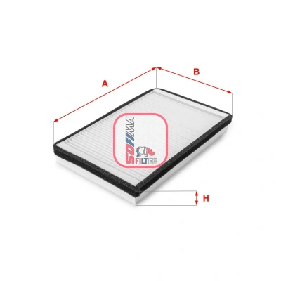 Bild av Filter, kupéventilation SOFIMA S 3033 C