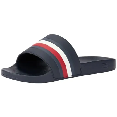 Bild av Tommy Hilfiger herr Pool Slide (FM0FM05233), Blå (ökenhimmel), 6,5 UK, ökenhimmel, 40 EU