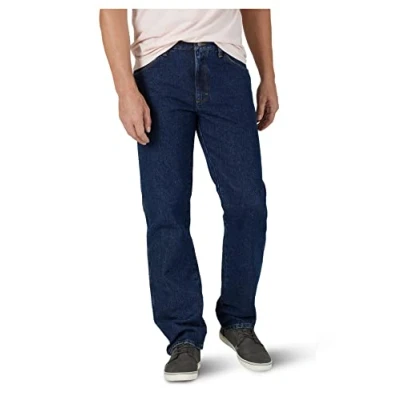 Bild av Wrangler Authentics jeans för män, klassisk 5 ficksdesign, normal passform, bomull., 32W / 29L