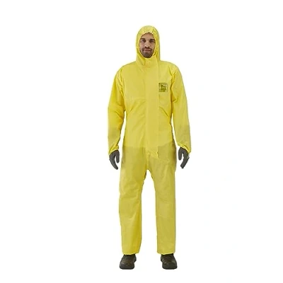 Bild av Ansell AlphaTec 2300 Modell 132, Engångs totalt, Kemisk resistent, Mekaniker, Målning, Vattentäta övergripande arbetskläder, Engångsoverall Män Kvinnor, Gul, XL (1 St.)