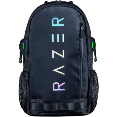 Bild av Razer Rogue V3 Backpack (13,3&quot;) Chromatic Version Reseryggsäck med fack för 13 tums bärbar dator (Slitage och vattentålig utsida regnskydd, Dragtapp vattentätt dragkedjeband)