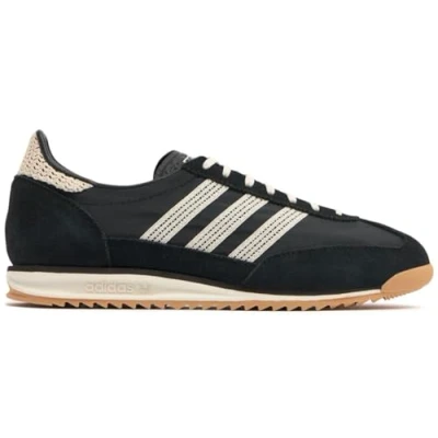 Bild av adidas Originals SL 72 OG Sneakers, Storlek: 38, Core black/wonder white/off white Skinn och textil