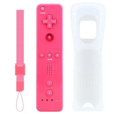 Bild av OSTENT Motion Sensor Bluetooth Wireless Remote Controller Compatible for Nintendo Wii Console Game Color Pink