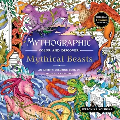 Bild av Mythographic Color and Discover: Mythical Beasts: An Artist’s Coloring Book of Magical Creatures