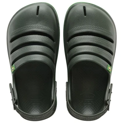 Bild av Havaianas pojkar unisex barn träsko Brasilien sandal, grön, 8 UK barn, gRÖN, Child