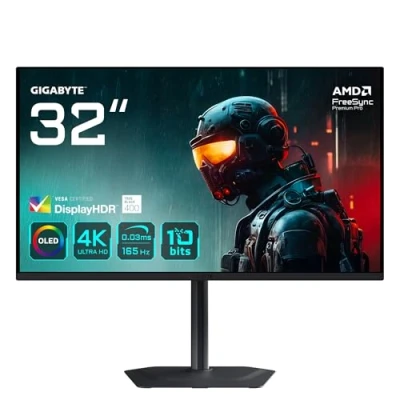 Bild av 32&quot; GIGABYTE MO32U 3840x2160 (4K / UHD) 165Hz QD OLED 18W USB C