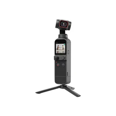 Bild av DJI Pocket 2 Creator Combo 3 Axlad handhållen gimbal stabilisator med 4 K kamera, vlog, ultra HD video, 64 MP pixel högupplöst foto, 1/1,7 CMOS, HDR, brusreducering, Timelapse, slow motion