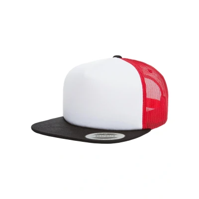 Bild av Flexfit FOAM Trucker Keps, Storlek: One Size, Blk/wht/red