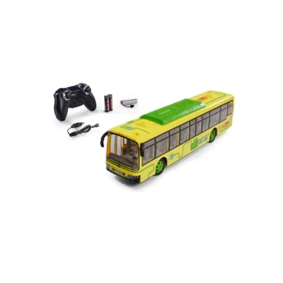 Bild av Carson 500404282 Electric City Bus 2.4GHz 100% RTR redo att köra, leksaksbuss, leksaksbil, fjärrstyrd bil, för barn från 8 år, körtid ca. 60 min, färgglad