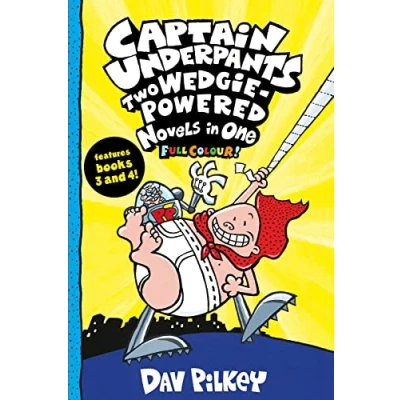 Bild av Captain Underpants: Two Wedgie Powered Novels in One (Full Colour!)