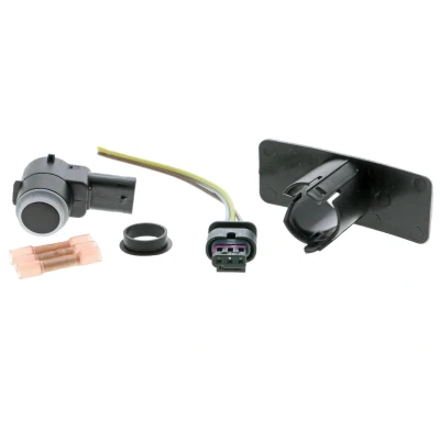 Bild av VEMO V10 72 10818 Capteurs De Recul arrière noir Récepteur à ultrasons VOLKSWAGEN: Touran I, Caddy 3, Eos, PORSCHE: Cayenne, 911 Coupe