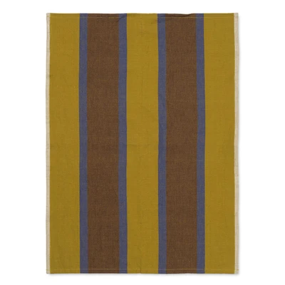 Bild av Ferm Living Hale Tea Towel Kökshandduk Lime/Bright Blue/Choco W50 x H70 cm