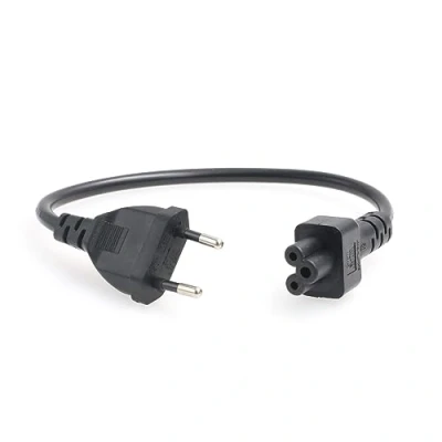 Bild av HangTon Europlug CEE7/16 till IEC320 C5 Musse Pigg nätsladd för bärbar dator, AC adapterkabel 250 V, 2,5 A, 12 tum