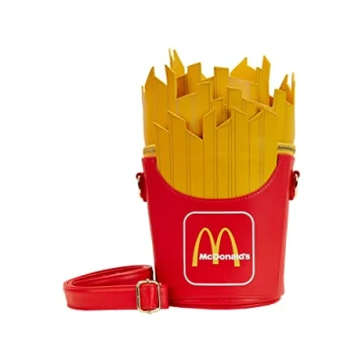 Bild av LOUNGEFLY McDonalds crossbody väska pommes frites officiell röd en storlek