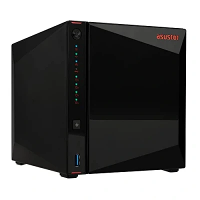 Bild av Asustor AS5304T Nimbustor NAS 4 bay nätverksminneshölje, Quad Core 1,5 GHz CPU, GB DDR4