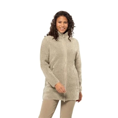 Bild av Jack Wolfskin Dam High Curl Coat W Fleecejacka, anis, XXL