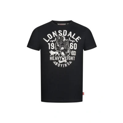Bild av Lonsdale Normale Passform Minver Tshirt med print, Storlek: XXL, Black ecru