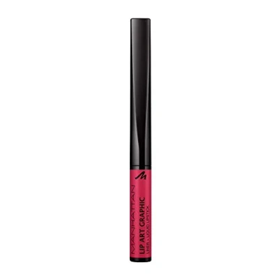 Bild av Manhattan Lip Art Graphic 120 Vibez i rosa närande läppstift, för ett feminint utseende, maximal färgintensitet och långt grepp