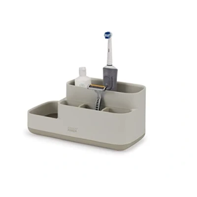 Bild av Joseph EasyStore Badrumsförvaring Caddy Organizer för badrumstillbehör Matt Finish, Ecru
