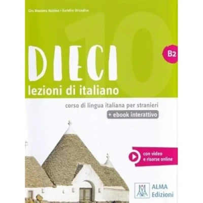 Bild av Dieci. Lezioni di italiano. B2. Con e book: Libro + ebook interattivo B2