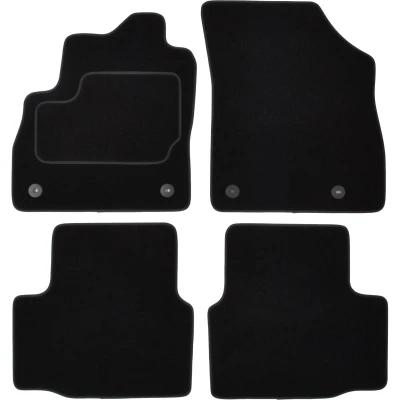 Bild av MAMMOOTH A041 OPL96 PRM 01 Ensemble de tapis sol Textile avant et arrière 4 noir OPEL: Astra K 3/5 portes