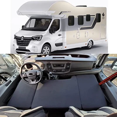 Bild av BREMER SITTBäddar, campersäng, barnsäng, hyttbädd, kompatibel med Renault Master 3 från 2010, husbilstillbehör, husbilsbädd, camping,
