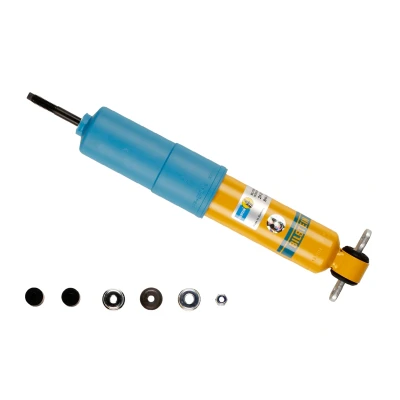 Bild av BILSTEIN B6 4600 24 013321 Stötdämpare framaxel Gastryck Enrörs Dämpare ej fjäderbärande undre krysspinne, övre stift