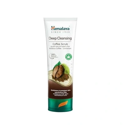 Bild av Himalaya Deep Cleansing Coffee Face Scrub Med Kaffe Och Kanel För Skonsamt Exfolierad Renad Hud Strålande, Oljefri Lyster, 75 Ml