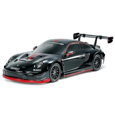 Bild av TAMIYA 58745 1:10 RC Porsche 911 GT3 R (992) fjärrstyrd bil, fordon, modellbyggnad, montering, hobby, byggsats, omålad