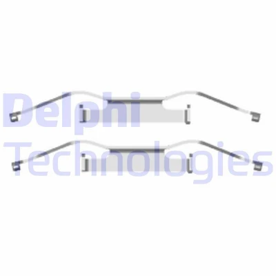 Bild av DELPHI LX0439 Kit d&#039;accessoires, plaquette de frein à disque VOLKSWAGEN: Transporter 5, 4 Bus, 4, ALFA ROMEO: 159 Sportwagon