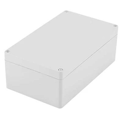 Bild av Akozon kopplingsdosa, IP65 vattentålig ABS projekthölje Instrumenthölje Ledningskopplingsdosa DIY Plastkapsling Power Junction Box (200 * 120 75 mm)